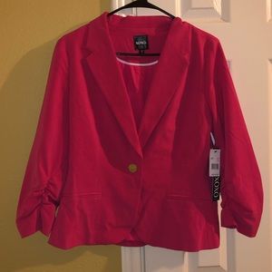 Cute pink blazer! by XOXO